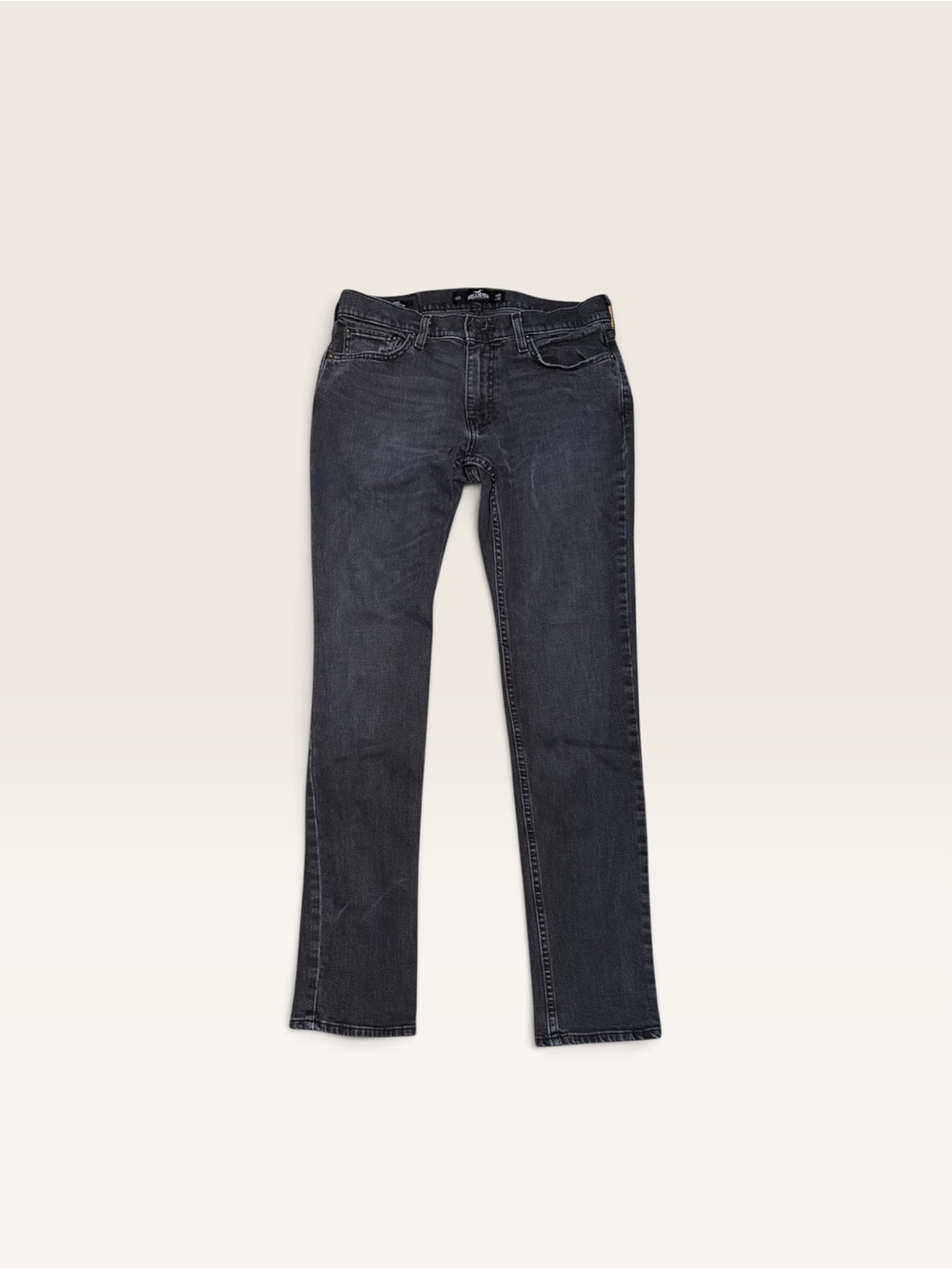Washed Black Skinny Hollister Epic Flex Men’s Jeans 32x32